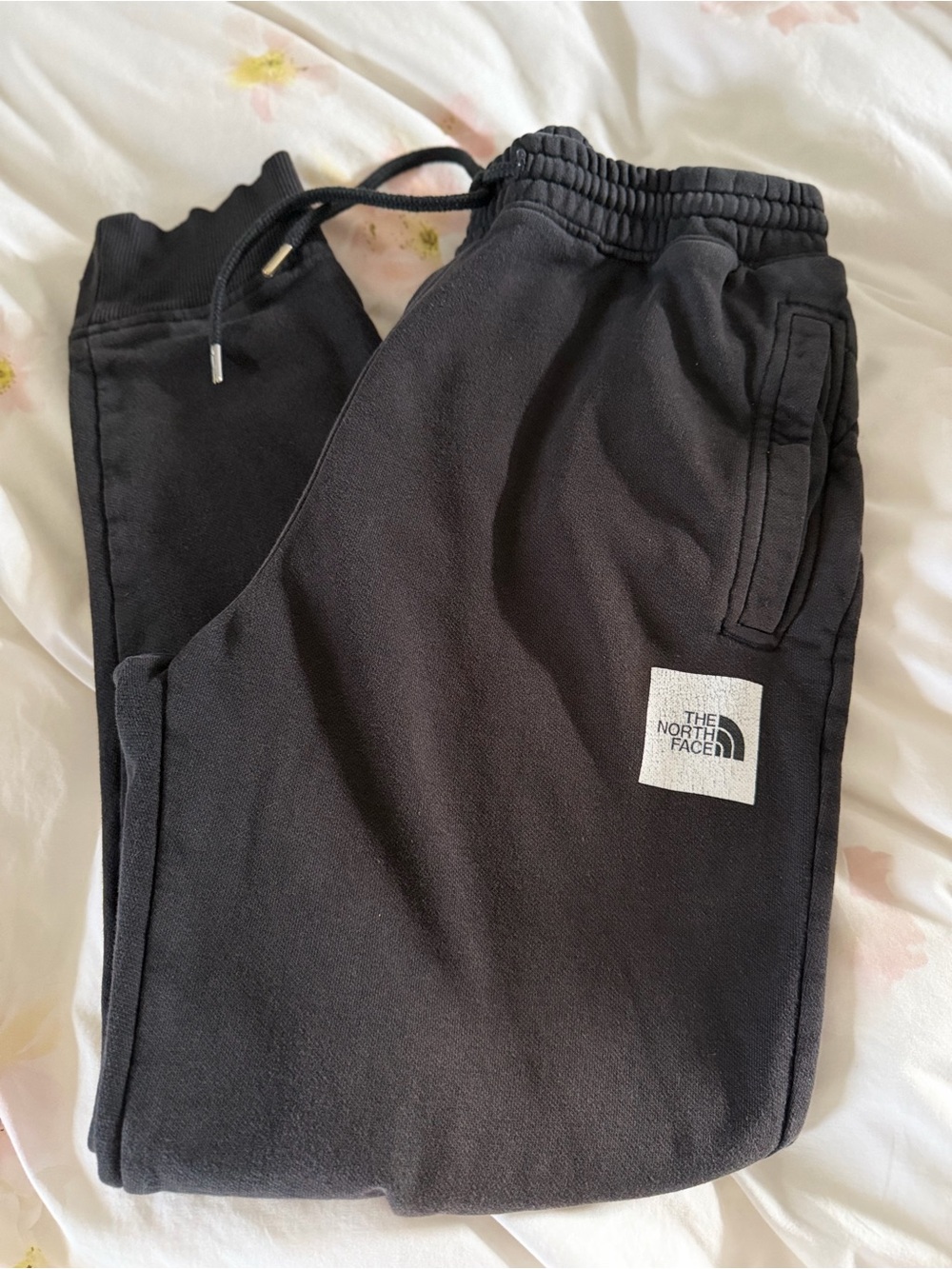 Men’s The North Face Black Logo Sweatpants size small S